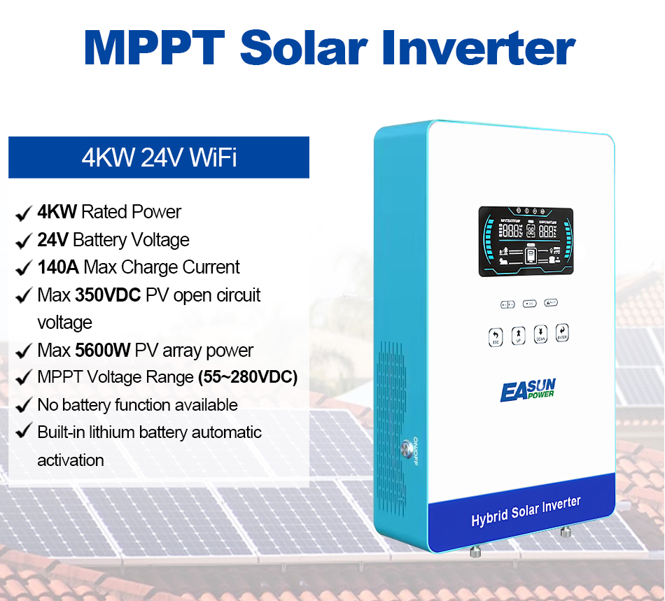 EASUN POWER 4KW Inverter 110V  - Grid Tie Inverter Limiter 2000W recension och pris