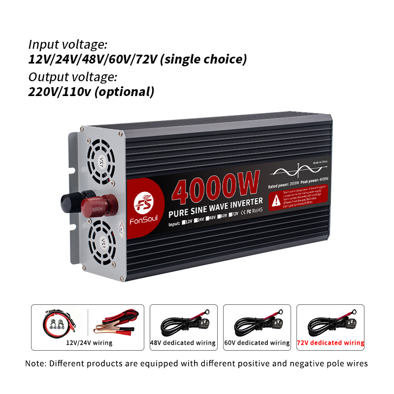 Real Power Pure Sine Wave Inve - Pure Sine Wave Inverter 5000W 48V 220V recension och pris
