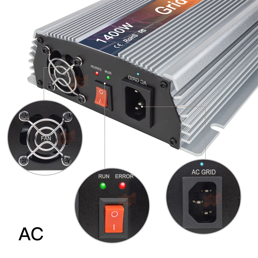 1400W Solar MPPT Micro Inverte - Micro Inverter 1400W Solar Grid Tie recension och pris
